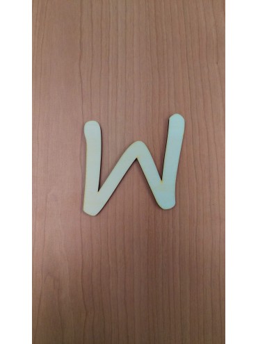 LETTERA W Grande 10cm